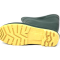 PVC botas de lluvia (Blackish verde superior / amarillo Sole)